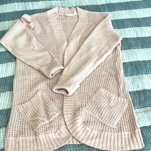 Women’s dusty pink cardigan, size L